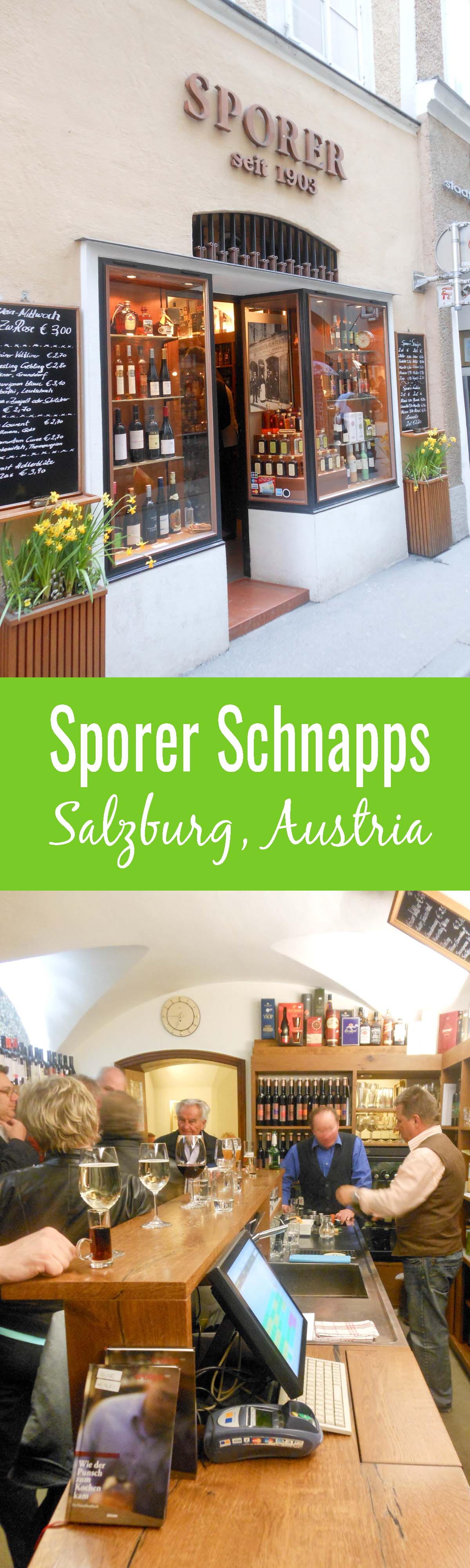 Sporer Salzburg is a must visit for a true taste of authentic schnapps. Sporer Schnapps is in the heart of Salzburg and will not disappoint!