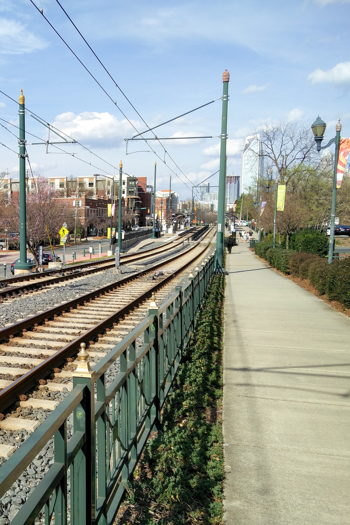The Charlotte Rail Trail is a great way to explore Charlotte from Uptown through South End. There are plenty of restaurants, shops, pocket parks, and breweries along the way!