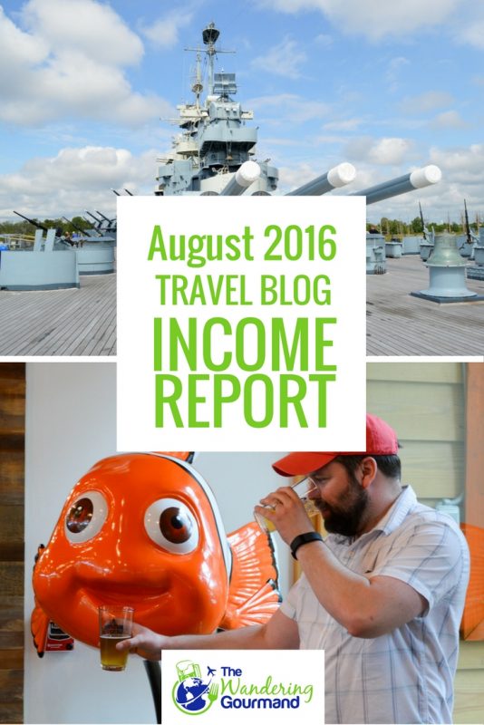 Each month I publish a travel blog income report to inspire others to plan their own exit strategy from the cubicle hamster race. Here's August's edition.