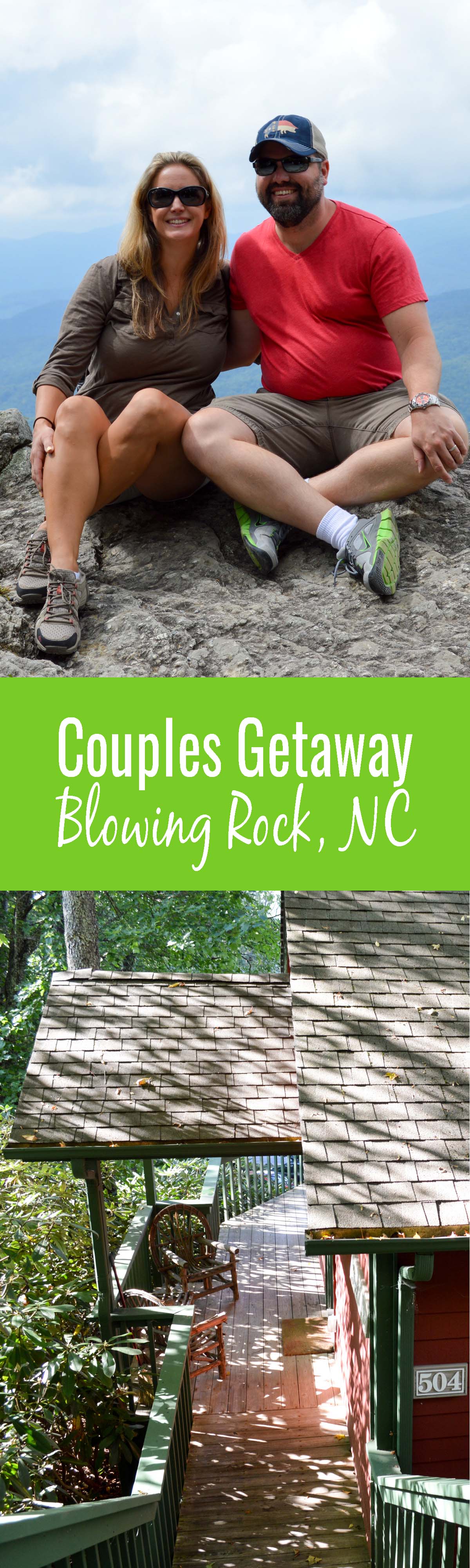 Couples Getaway to Blowing Rock, North Carolina. Blowing Rock has everything you need for a perfect couples weekend away - great restaurants, beautiful scenery, romantic cabins and hotels, and plenty of activities to participate in together.