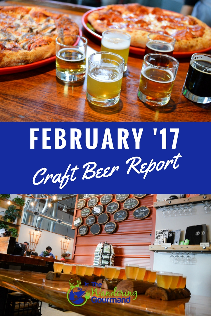 As a beer writer, each month I try a lot of craft beer. Here are my favorites from February summarized in my February Craft Beer Report.